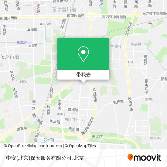 中安(北京)保安服务有限公司地图