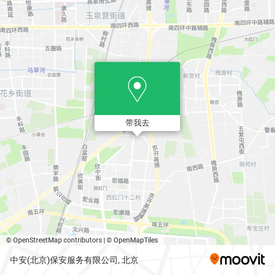 中安(北京)保安服务有限公司地图