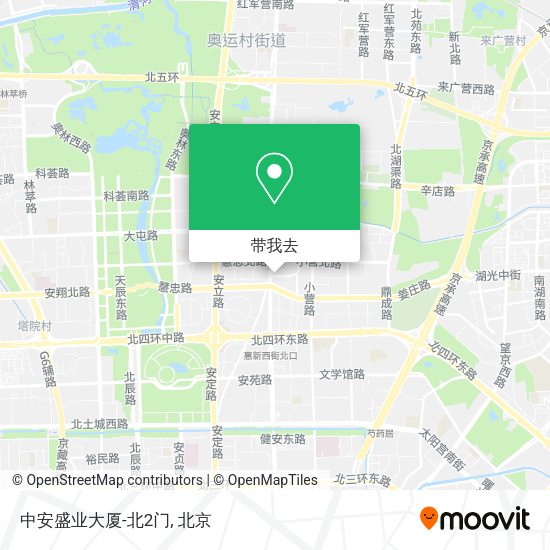 中安盛业大厦-北2门地图