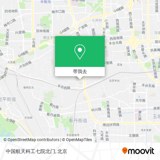 中国航天科工七院北门地图
