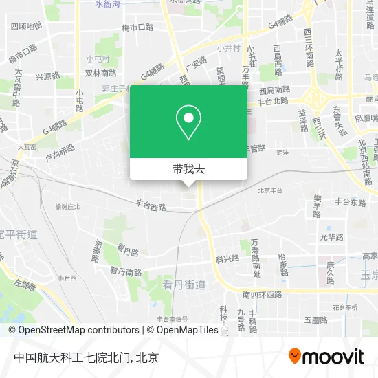 中国航天科工七院北门地图