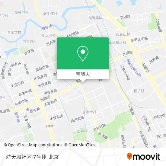 航天城社区-7号楼地图