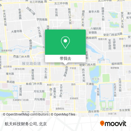 航天科技财务公司地图