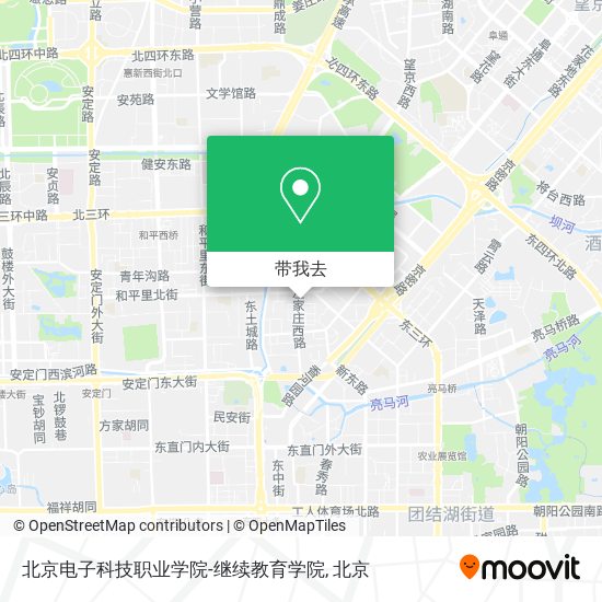北京电子科技职业学院-继续教育学院地图
