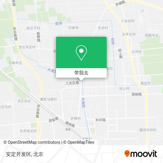 安定开发区地图