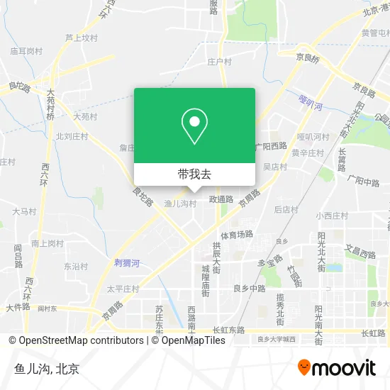 鱼儿沟地图