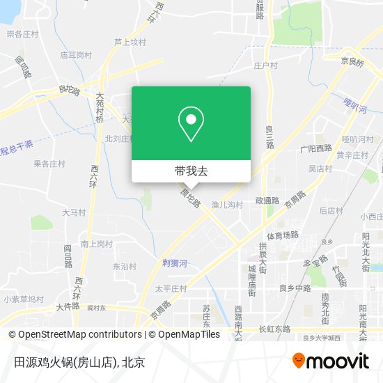 田源鸡火锅(房山店)地图