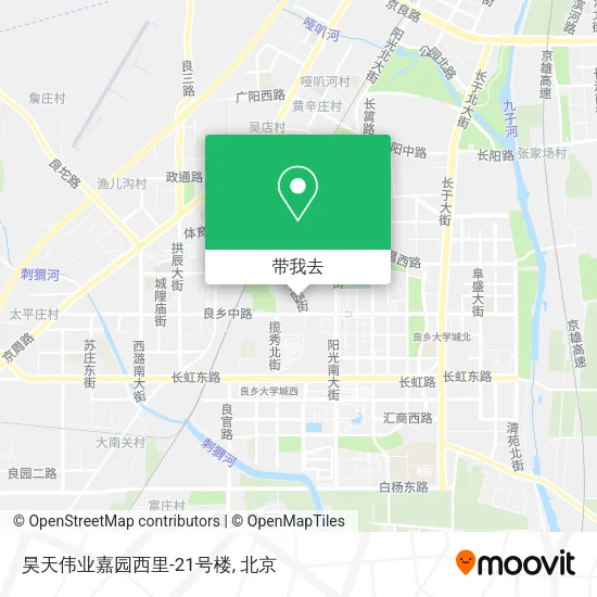昊天伟业嘉园西里-21号楼地图
