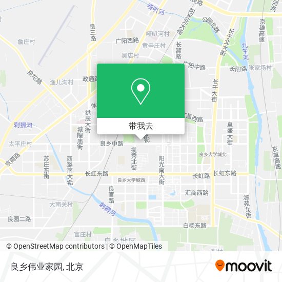 良乡伟业家园地图