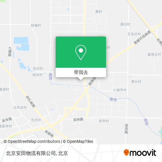 北京安田物流有限公司地图