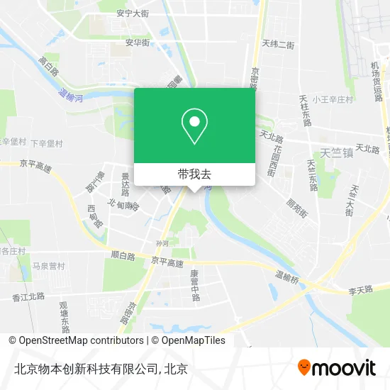 北京物本创新科技有限公司地图