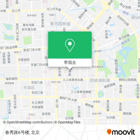 春秀路6号楼地图