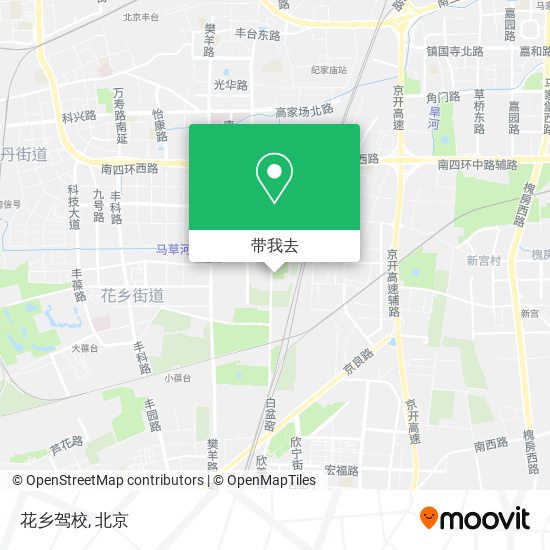 花乡驾校地图