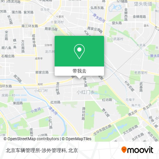 北京车辆管理所-涉外管理科地图