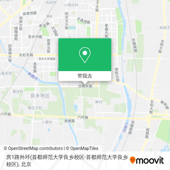 房1路外环(首都师范大学良乡校区-首都师范大学良乡校区)地图