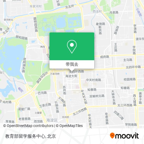 教育部留学服务中心地图