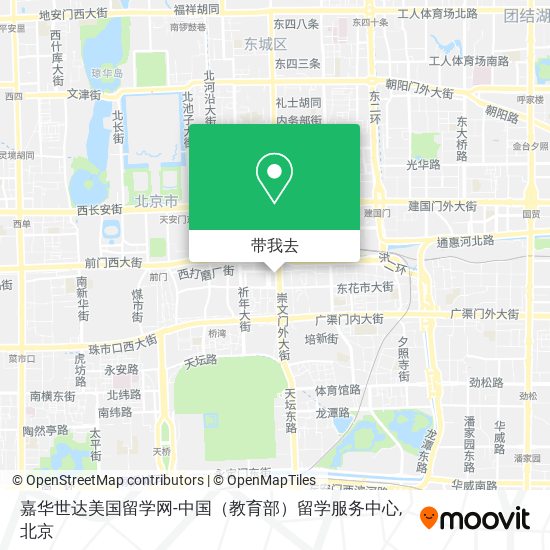 嘉华世达美国留学网-中国（教育部）留学服务中心地图