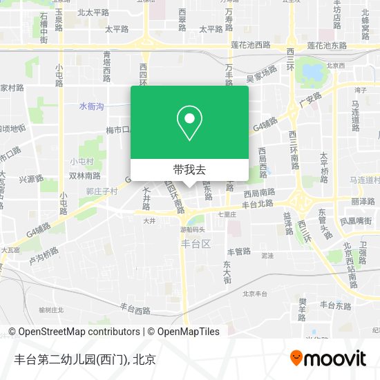 丰台第二幼儿园(西门)地图