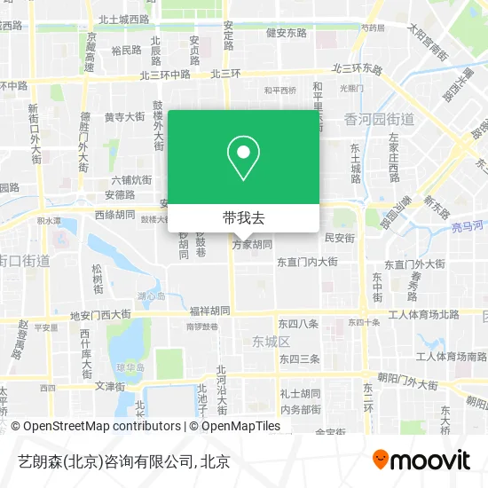 艺朗森(北京)咨询有限公司地图
