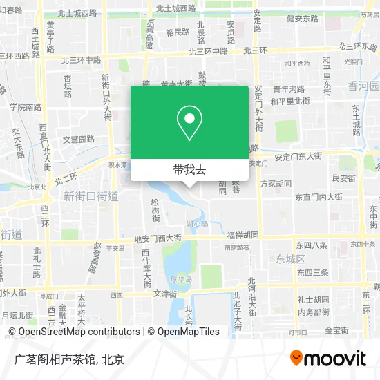 广茗阁相声茶馆地图