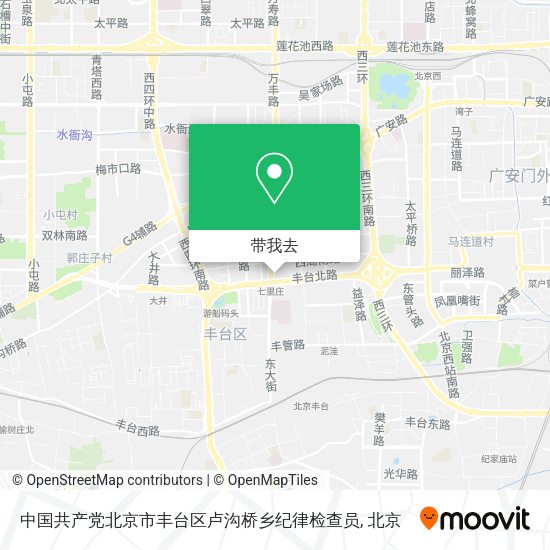 中国共产党北京市丰台区卢沟桥乡纪律检查员地图