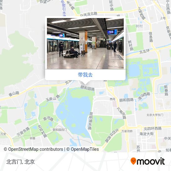 北宫门地图