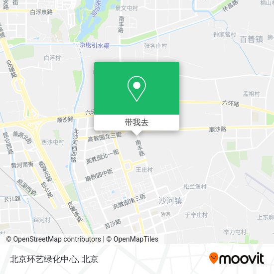 北京环艺绿化中心地图