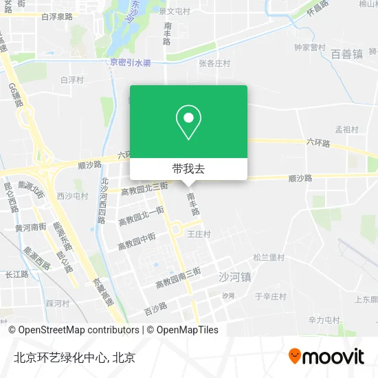 北京环艺绿化中心地图