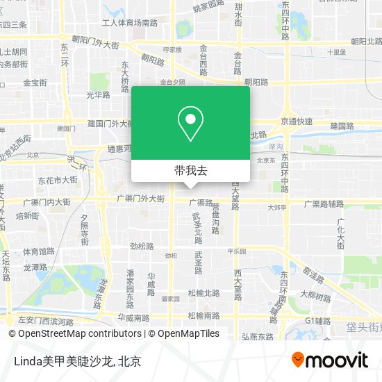 Linda美甲美睫沙龙地图