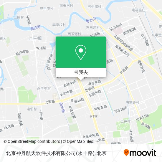 北京神舟航天软件技术有限公司(永丰路)地图