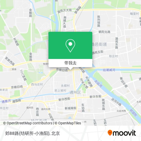 郊88路(结研所-小渔阳)地图