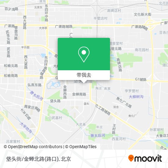 垡头街/金蝉北路(路口)地图