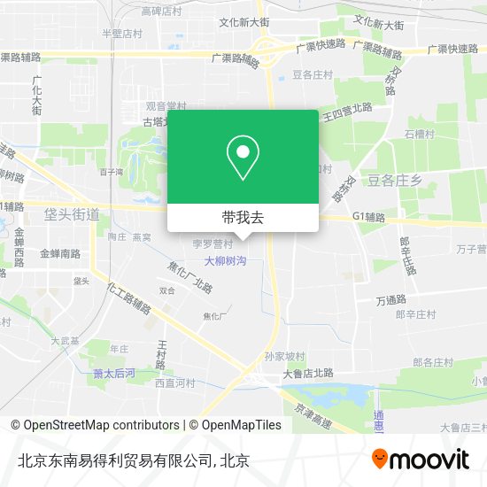 北京东南易得利贸易有限公司地图