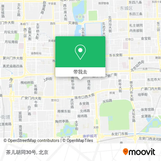 茶儿胡同30号地图