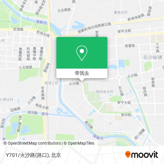 Y701/火沙路(路口)地图