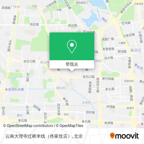 云南大理寺过桥米线（佟家坟店）地图