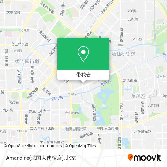 Amandine(法国大使馆店)地图