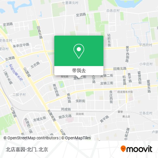 北店嘉园-北门地图