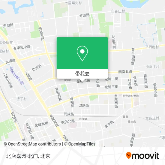 北店嘉园-北门地图