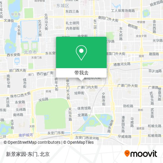 新景家园-东门地图