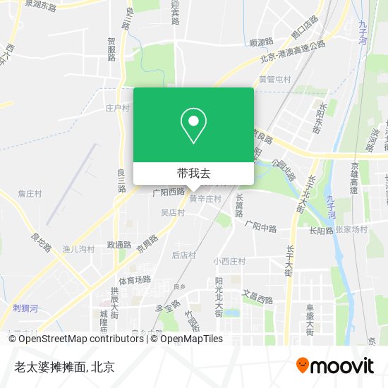 老太婆摊摊面地图