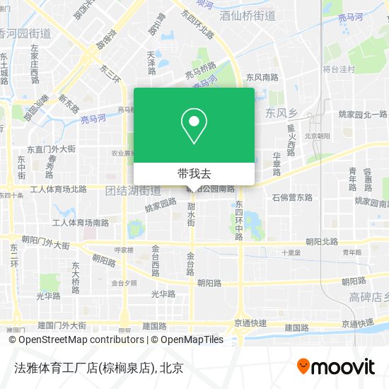 法雅体育工厂店(棕榈泉店)地图
