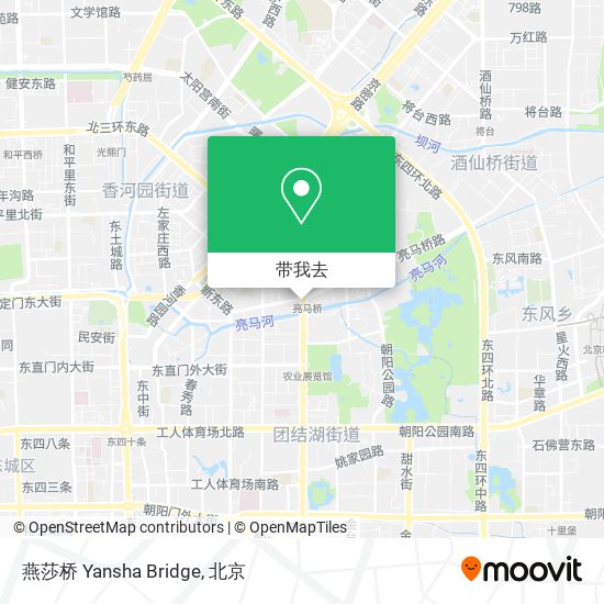 燕莎桥 Yansha Bridge地图