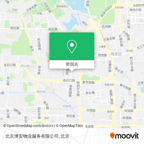 北京博安物业服务有限公司地图