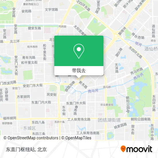东直门枢纽站地图