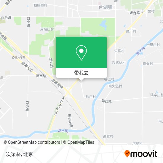 次渠桥地图