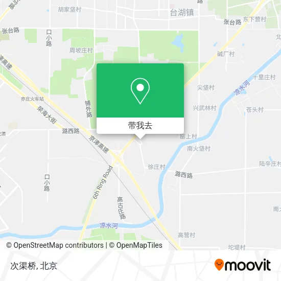 次渠桥地图