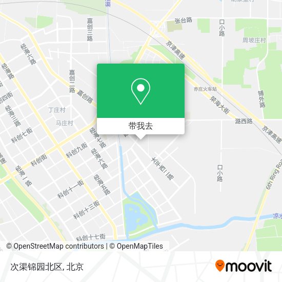 次渠锦园北区地图