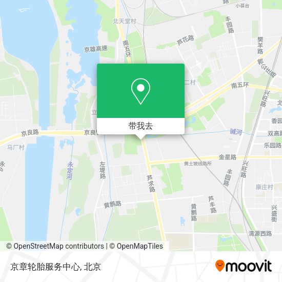 京章轮胎服务中心地图