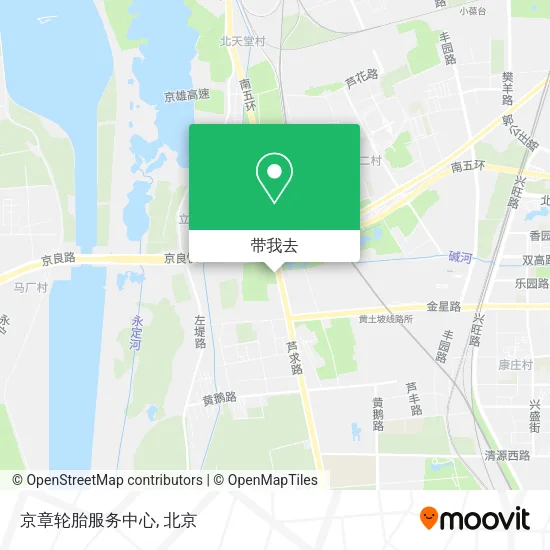 京章轮胎服务中心地图